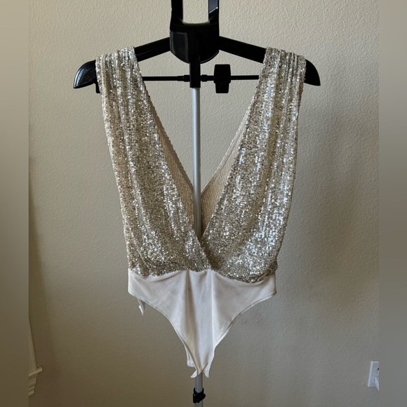 Zara Sequin Bodysuit - Picture 4 of 8